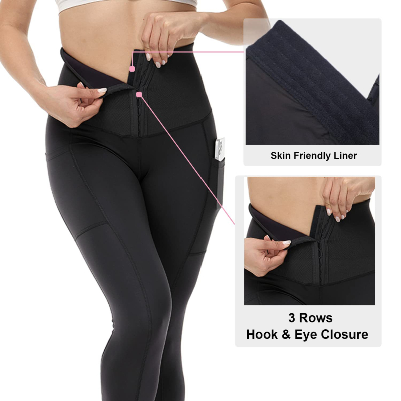 Amazon női jóganadrág zsebes nagy méretű hasnadrág magas derekú sport csatos nadrág jóga alakformáló nadrág nagy rugalmasságú