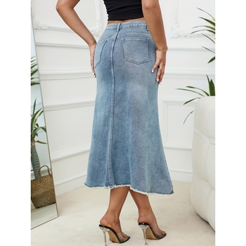 Rojtos farmer szoknya Női középhosszú, halszálkás szoknya, magas derekú, karcsúsító, dögös lányos, testhezálló szoknya