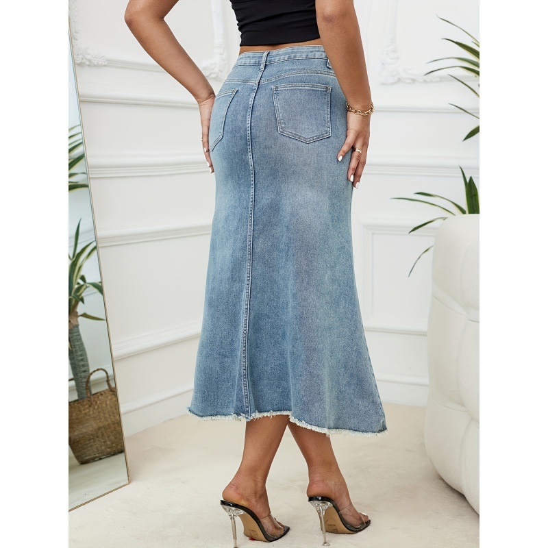 Rojtos farmer szoknya Női középhosszú, halszálkás szoknya, magas derekú, karcsúsító, dögös lányos, testhezálló szoknya