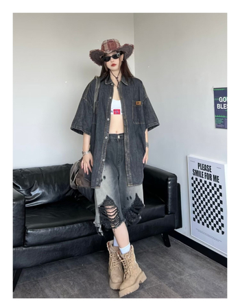 Populiarios elegantiškos laisvalaikio kelnės mados tendencijose, universalios, tingios harajuku moteriškos naujos japoniško stiliaus paprastos meniškos šortai