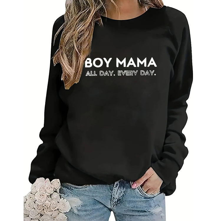 Női őszi és téli ruházat, egyszerű, laza, bársonyos, vastagított, kerek nyakú, betűs, nyomtatott pulóver, bársony meleg felső