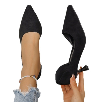 Magas sarkú női cipők 2025 tavaszi és őszi új hegyes sarkú divatos sekély szájú kényelmes hálós piros plus size női cipők nagykereskedelemben