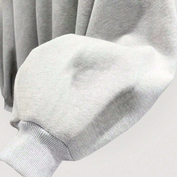 Európai és amerikai őszi és téli új V-nyakú szürke, egyszínű, bő, hosszú ujjú, divatos, kényelmes, lezser melegítőfelső