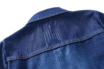 Nagy méretű Amazon dupla soros vintage hamis zsebes farmerdzseki felsőruházat gyors eladás European Station 6358