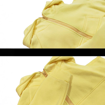 gyapjúbéléssel ellátott, laza cipzáras kapucnis női vastagított sportpulóver dzseki őszi és téli jógadzseki