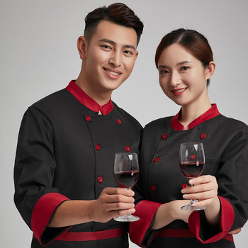 Kokariided Pikkade varrukatega sügis- ja talveriided meestele ja naistele Hotelli söökla tööriided Koogipagari köögi köögi tööriided vormiriietus