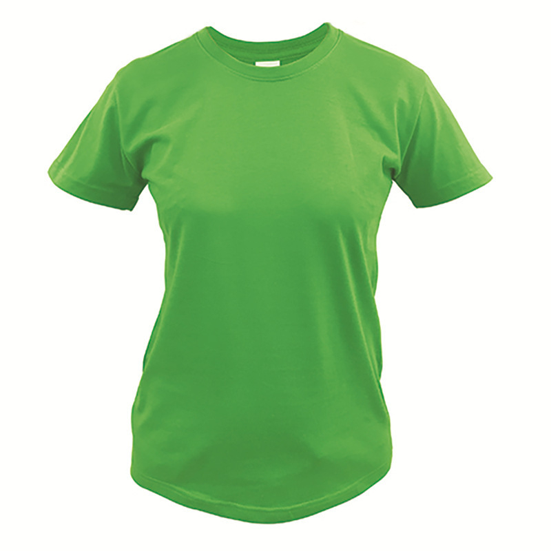 Határokon átnyúló, európai méretű, 180 g-os női tiszta pamut rövid ujjú, nyomtatott logóval, esemény-kulturális, választott kerek nyakú export póló nyomtatással