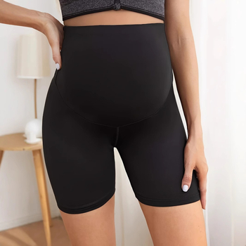 Φούστα εγκυμοσύνης μονόχρωμη κοντή 2024 εξωτερικού εμπορίου νέο στυλ ψηλή μέση υποστήριξη εγκυμοσύνης κοιλιά ευρωπαϊκή και αμερικανική ελαστική άνετα casual παντελόνι εγκυμοσύνης