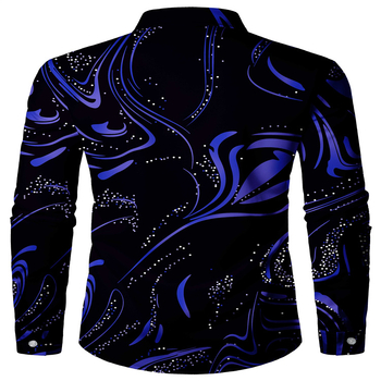 2023wish európai és amerikai férfi mintás hosszú ujjú ing, lezser kardigán, új gombos ünnepi divatos ing