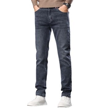 Daifa férfi farmernadrág őszi új, karcsúsított, kis lábméretű, hímzett, koreai, divatos, alkalmi, puha, mindenhez illő hosszú nadrág