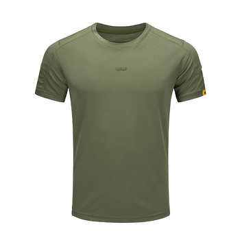 „Rinfeng“ antros kartos apvalios kaklo iškirptės vyriški taktiniai marškinėliai trumpomis rankovėmis, kvėpuojantys, greitai džiūstantys, ploni vasariniai sportiniai, fizinio lavinimo drabužiai.