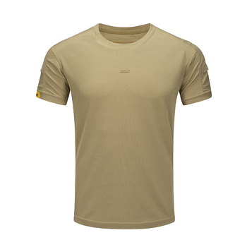 „Rinfeng“ antros kartos apvalios kaklo iškirptės vyriški taktiniai marškinėliai trumpomis rankovėmis, kvėpuojantys, greitai džiūstantys, ploni vasariniai sportiniai, fizinio lavinimo drabužiai.