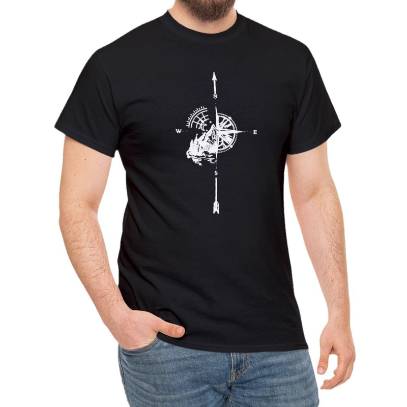 Tarpvalstybinė užsienio prekyba „AliExpress“ vyriški TEMU sprogstamieji marškinėliai su „Amazon“ medvilniniais trumpomis rankovėmis, 2D spausdinimo raštu.