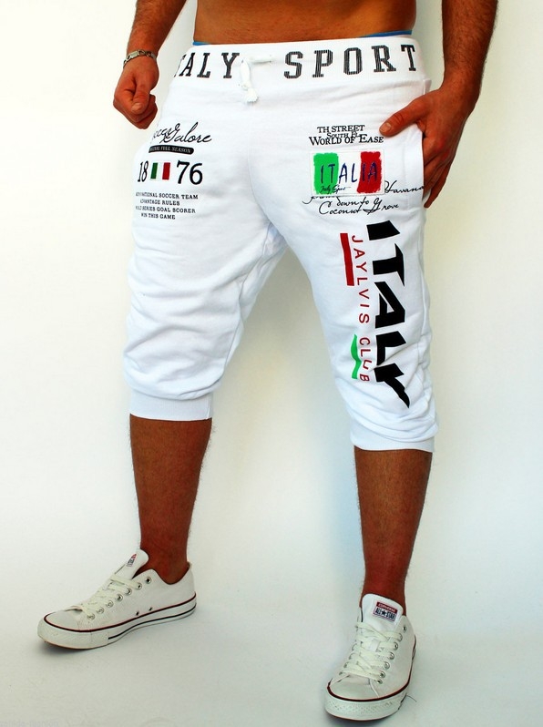 AliExpressi uued meeste trükitud vabaaja lühikesed püksid, digitaaltrükiga õhukesed spordipüksid, meeste pahkluu äärisega püksid