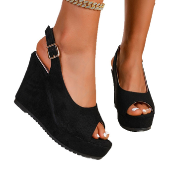 Platform Wedge szandálok Női 2025 Külkereskedelmi Plus Size Farmer Keresztcsatos Szandálok Női Amazon