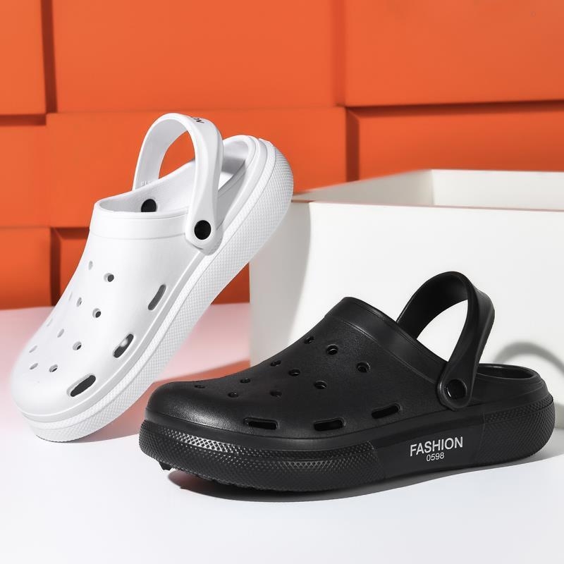 Nove Croc cipele za vanjsku upotrebu, dvostruke papuče, cipele za plažu, sandale velike veličine, muške cipele, Baotou sandale, ležerne cipele