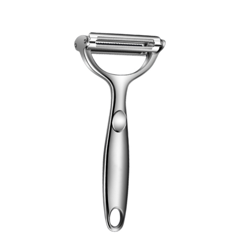 Dviguba daržovių tarka, vaisių lupimo peilis, melionų obliavimo staklės, daugiafunkcis skustukas, besišypsančio veido obliavimo staklės