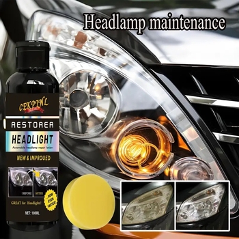 Tarptautinės PE medžiagos CEKPINL automobilių žibintų valymui, renovacijai ir remontui, įbrėžimų šalinimui ir balinimui