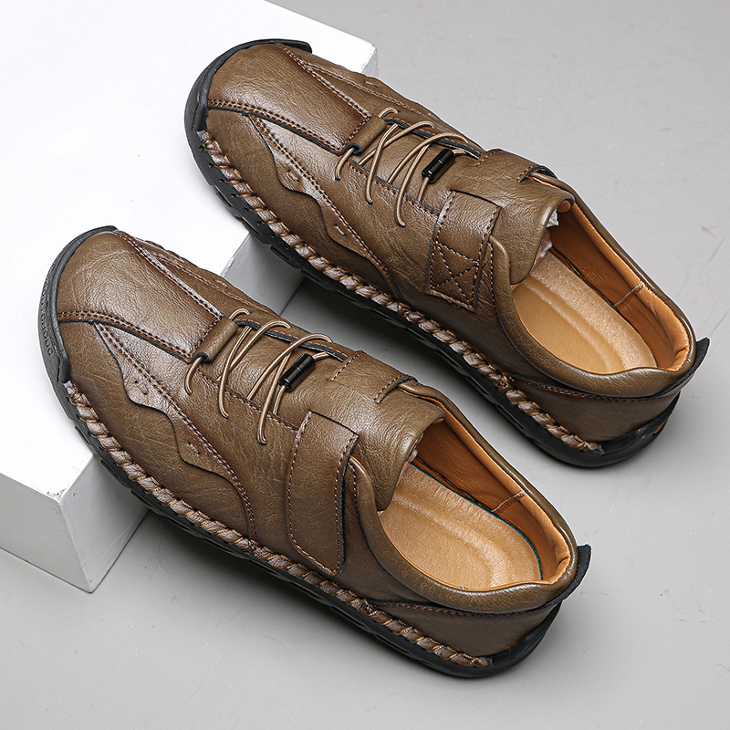 2025 m. pavasario mokasinai, plius dydžio, laisvalaikio platforminiai bateliai, nauji, tingūs vyriški batai.