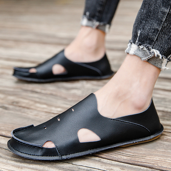 2023 m. nauji vyriški juodos skylės batai, mikropluošto minkštu dugnu, laisvalaikio sportbačiai, minkšto paviršiaus vairavimo batai, vyriški batai