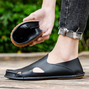 2023 m. nauji vyriški juodos skylės batai, mikropluošto minkštu dugnu, laisvalaikio sportbačiai, minkšto paviršiaus vairavimo batai, vyriški batai