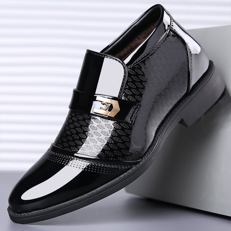 2024 Нови мъжки официални обувки за бизнес ежедневна мода, семпли, големи размери 46, 47, 48, мързеливи обувки