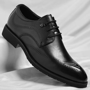 Nauji vyriški verslo stiliaus bateliai, vyriški minkšto dugno, kvėpuojantys, britiški, iš karvės odos, SJ716