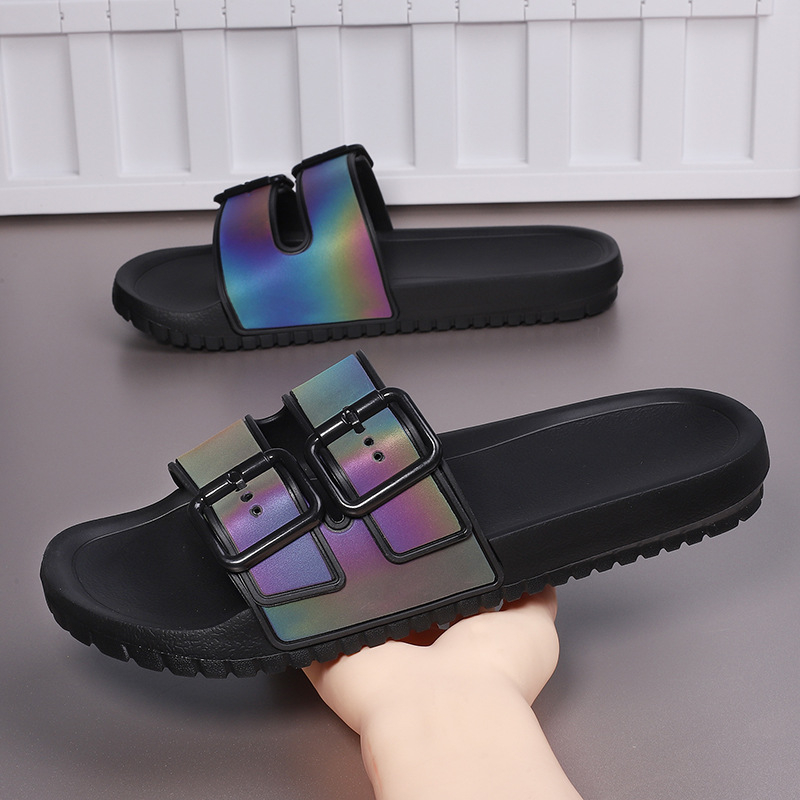 Határokon átnyúló, plus size divatos, alkalmi férfi papucsok, nyári szandálok, platformcipők, strandcipők, kültéri viselet, klasszikus Birkenstock papucsok