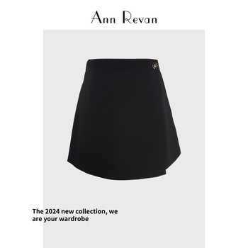 DY3407 – aukštu juosmeniu sijonas su A formos dirželiu, moteriškas 2024 m. pavasario stiliaus sijonas su siaurais klubais.