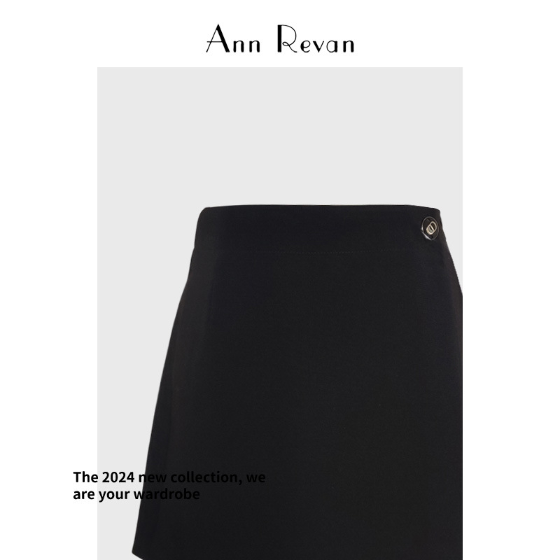 DY3407 – aukštu juosmeniu sijonas su A formos dirželiu, moteriškas 2024 m. pavasario stiliaus sijonas su siaurais klubais.