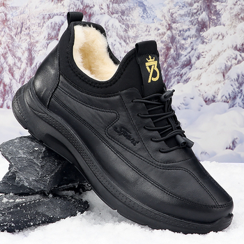 Εργοστάσιο χονδρικής παλιά βαμβακερά παπούτσια του Πεκίνου ανδρικά παπούτσια με επένδυση από φλις και χοντρό ανδρικό χειμωνιάτικα casual παπούτσια ζεστές μπότες χιονιού ανδρικά βαμβακερά παπούτσια