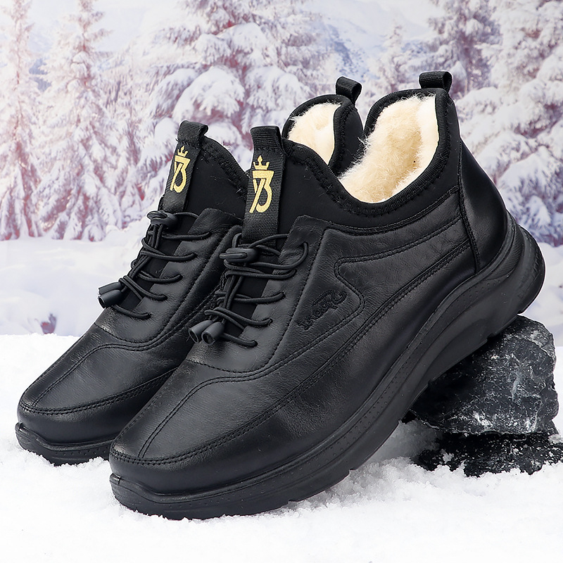 Tvornica veleprodaje starih pekinških pamučnih cipela, muških cipela s flis podstavom, zadebljanih muških cipela, zimskih ležernih cipela, tople snježne čizme, muške pamučne cipele