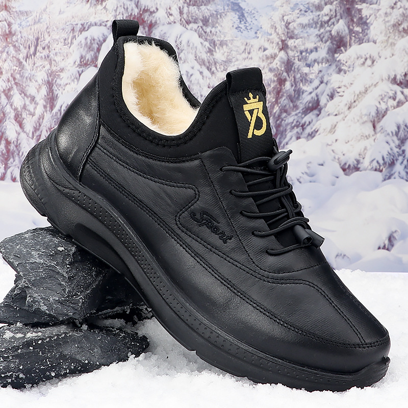 Tvornica veleprodaje starih pekinških pamučnih cipela, muških cipela s flis podstavom, zadebljanih muških cipela, zimskih ležernih cipela, tople snježne čizme, muške pamučne cipele