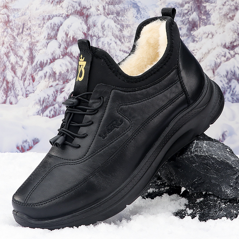 Tvornica veleprodaje starih pekinških pamučnih cipela, muških cipela s flis podstavom, zadebljanih muških cipela, zimskih ležernih cipela, tople snježne čizme, muške pamučne cipele