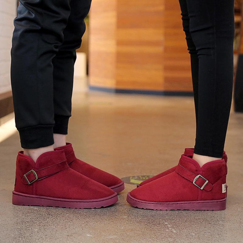 Határon átnyúló hótaposó pamutcipők csizmák sportcipők alkalmi cipők szerelmes cipők polár béléssel plus size női cipők férfi meleg és könnyű