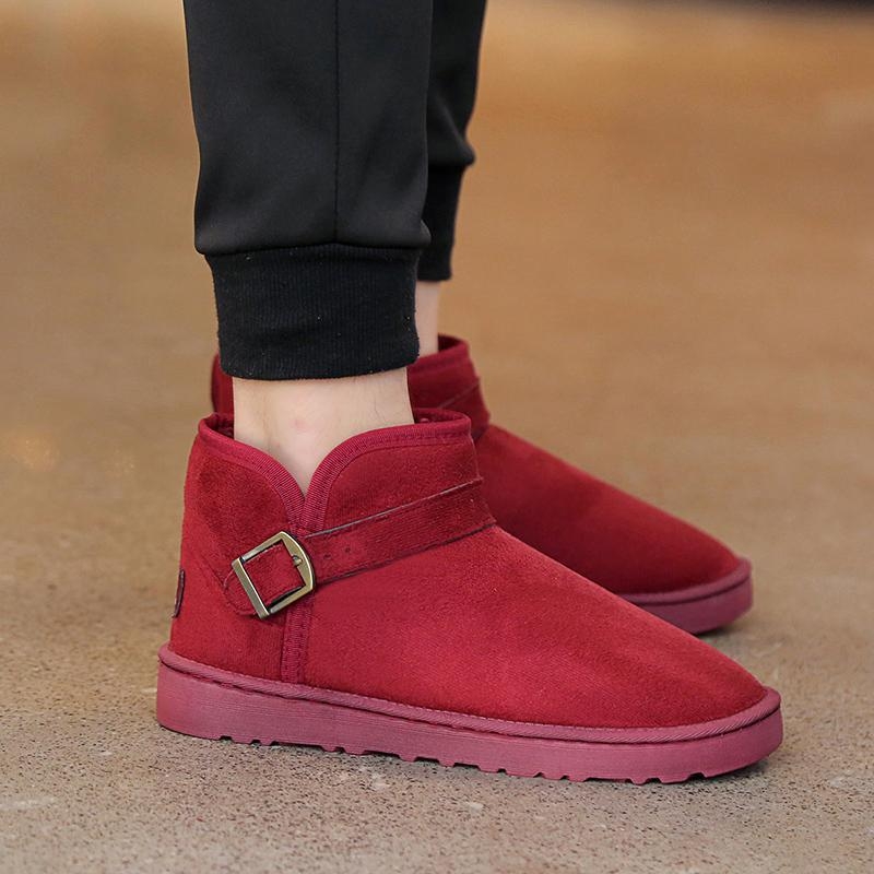 Határon átnyúló hótaposó pamutcipők csizmák sportcipők alkalmi cipők szerelmes cipők polár béléssel plus size női cipők férfi meleg és könnyű