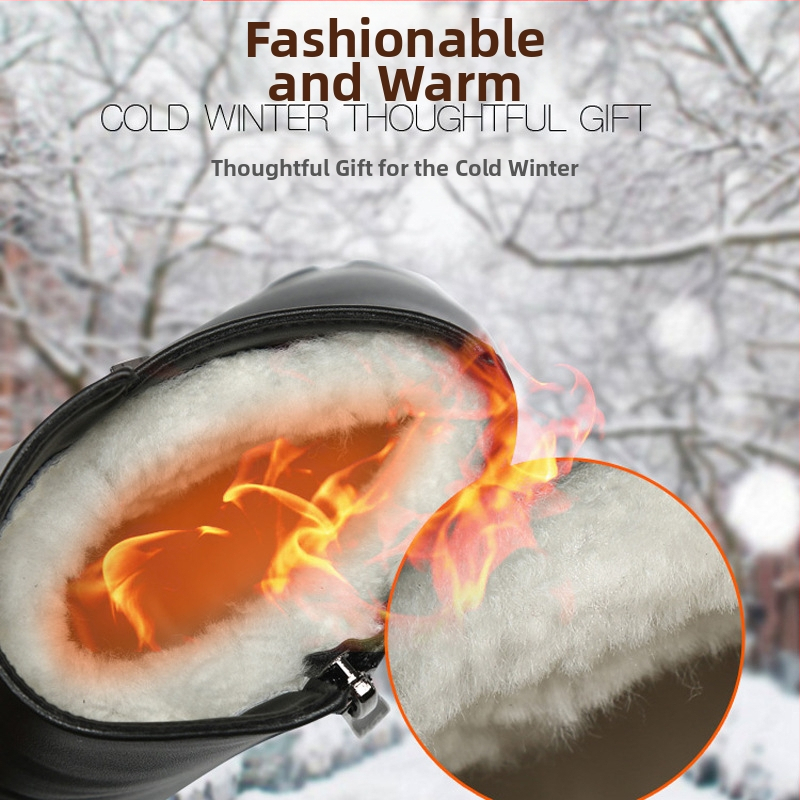 21 nových dámskych krátkych čižiem na jeseň a zimu s nízkym podpätkom, protišmykovou podrážkou, bavlnených topánok pre matky, snehových topánok s plochým podpätkom, veľkých rozmerov, LTS972