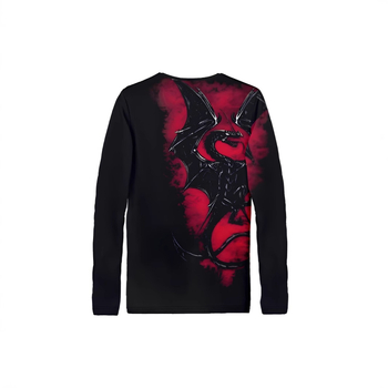 Vīriešu vasaras un rudens 3D digitālās drukas sporta krekls ar garām piedurknēm un sešu caurumu aukliņu, moderns apdruka ārējai tirdzniecībai un pārrobežu Amazon pārdošanai