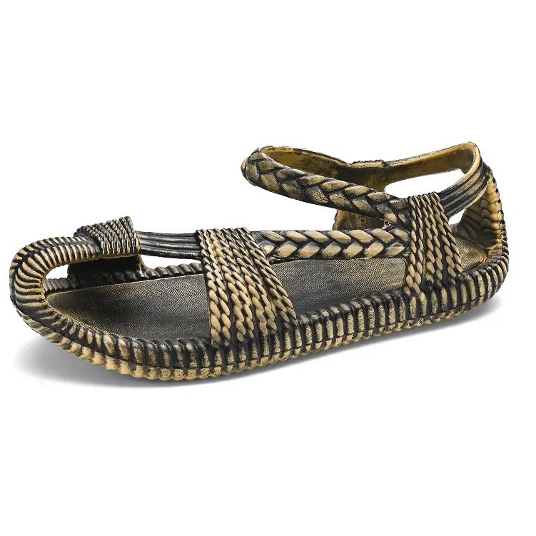 Nyári férfi új szabadidős strandszandál, lélegző, kültéri túracipő, könnyű, plus size férfi cipő, gázlócipő