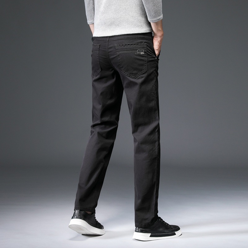 Hongkongi stiilis trendikad brändipüksid, meeste suvised õhukesed vabaajapüksid, Korea stiilis trendikad lahtised sirged püksid, trendikad pikad püksid