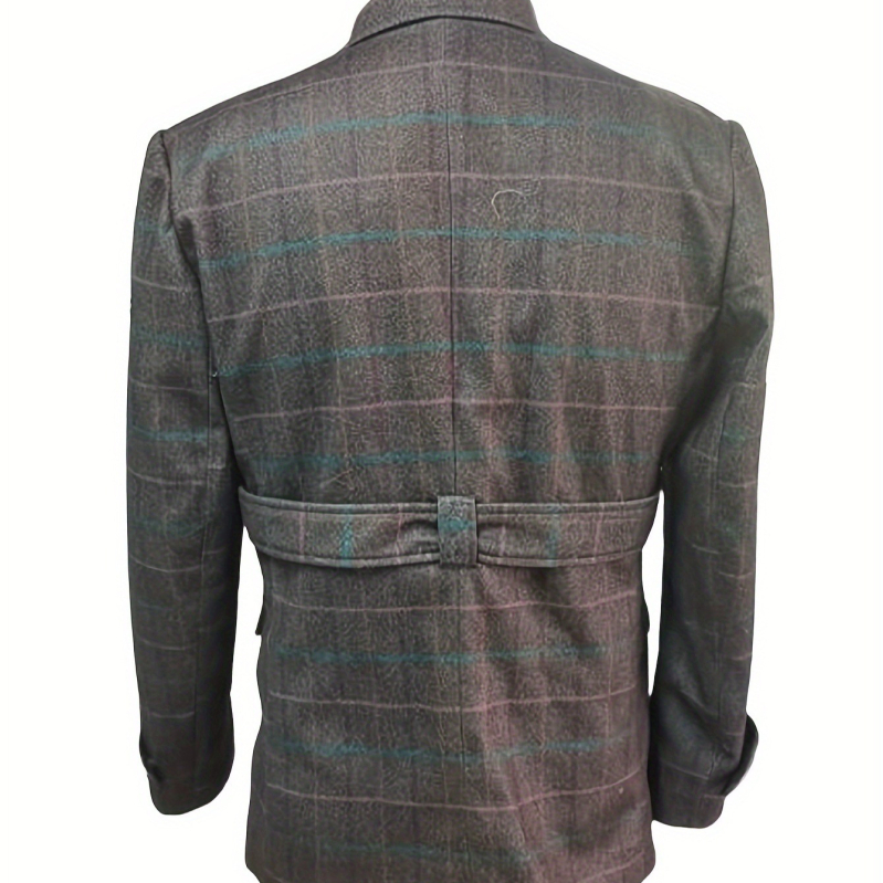 Ležerni poslovni formalni sako za muškarce, sako s printom za slobodno vrijeme, gornja odjeća, blokovi boja