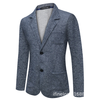 Costum de baie pentru bărbați, stil matur, de primăvară și toamnă, simplu, ușor, 2024, costum casual, la modă, stil coreean, frumos, costum mic, jachetă