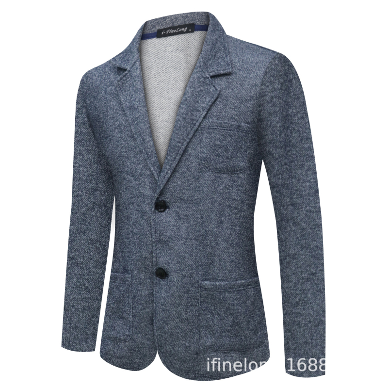 Costum de baie pentru bărbați, stil matur, de primăvară și toamnă, simplu, ușor, 2024, costum casual, la modă, stil coreean, frumos, costum mic, jachetă