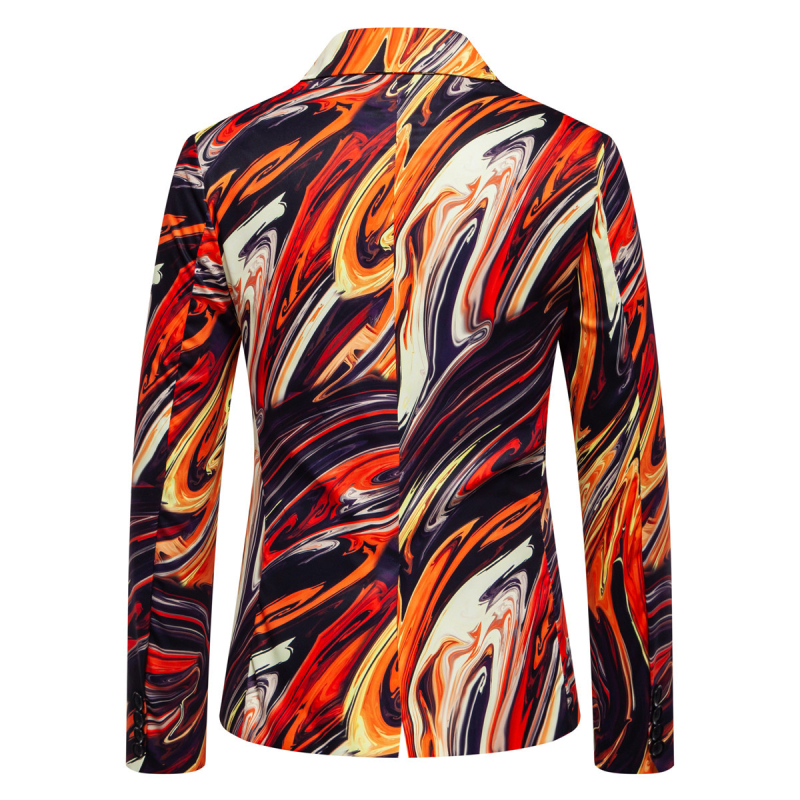 2025. gada jauns eksporta vīriešu uzvalks ar vienu pogu, digitāli drukāts, Eiropas izmēra, pārrobežu liela izmēra uzvalks vīriešiem