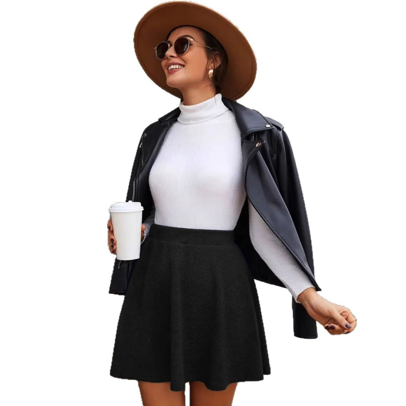 2025 m. ankstyvo pavasario ir rudens tarpvalstybinė elektroninė prekyba „Amazon“ Europos ir Amerikos temperamento mada „Joker“ aukšto juosmens sijonas, naujas, plonas