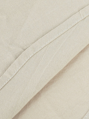 2024. gada jauns, garām piedurknēm paredzēts kokvilnas lina krekls ar atvērtu krūšu daļu, vīriešu polo krekls