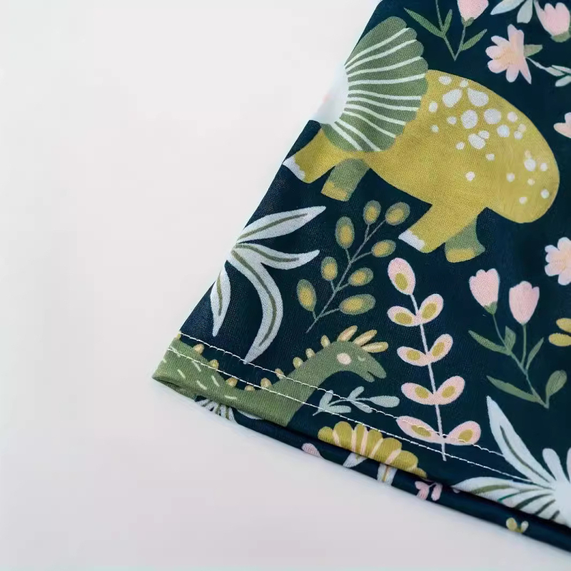 2024 tavaszi és nyári TEMU Amazon határokon átnyúló európai és amerikai új női divatos leopárdmintás romantikus virágmintás szoknya