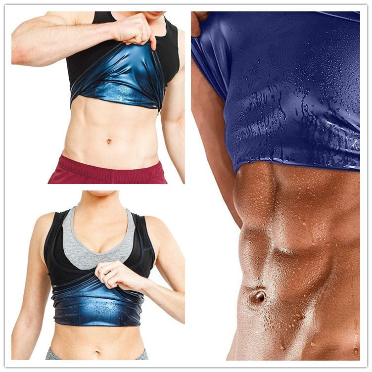 Amazon Burst Sweat apģērbs Vīriešu un sieviešu taukus dedzinoša vēdera fitnesa Burst Sweat veste Skriešanas sporta apģērbs Ķermeņa veidošanas apģērbs Jogas apģērbs