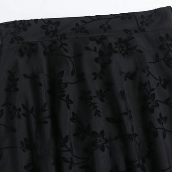 Amazon wish prekogranična ležerna ženska organza flokirana suknja s podstavom za veće veličine