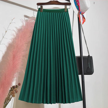 Prekogranična Amazon europska i američka ženska modna elegantna duga plisirana suknja veće veličine